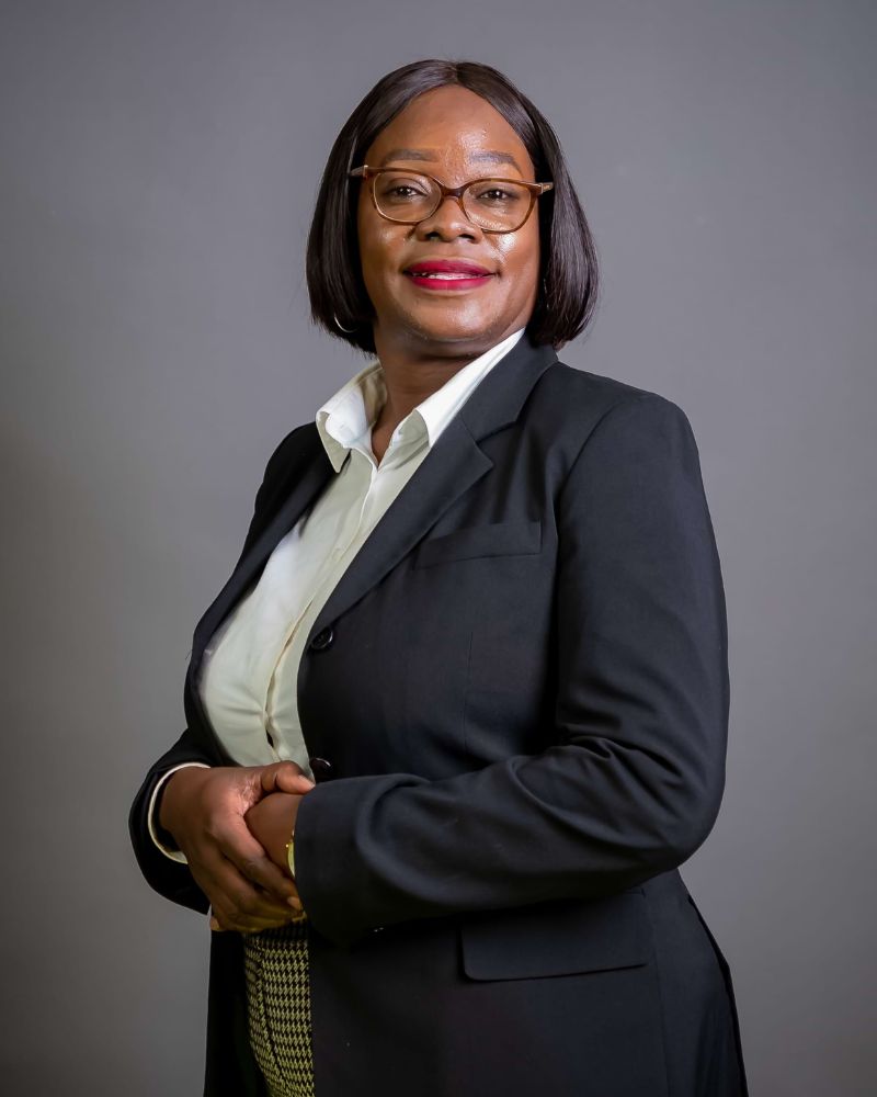 Portrait of Rita Kabinga Chisela, Head of Finance, Hollard Insurance Zambia
